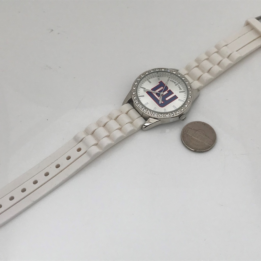 Game Time Women NY Watch White Silicon Rubber Band - Picture 4 of 8